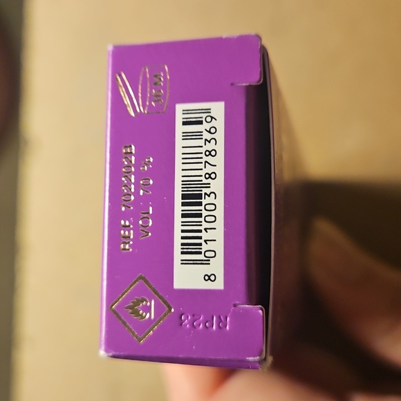 Versace Dylan Purple Perfume Box with Gold Details - Picture 4 of 4